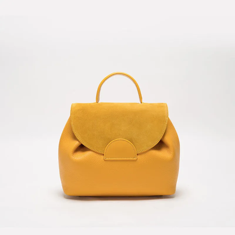 Leather Bucket Bag