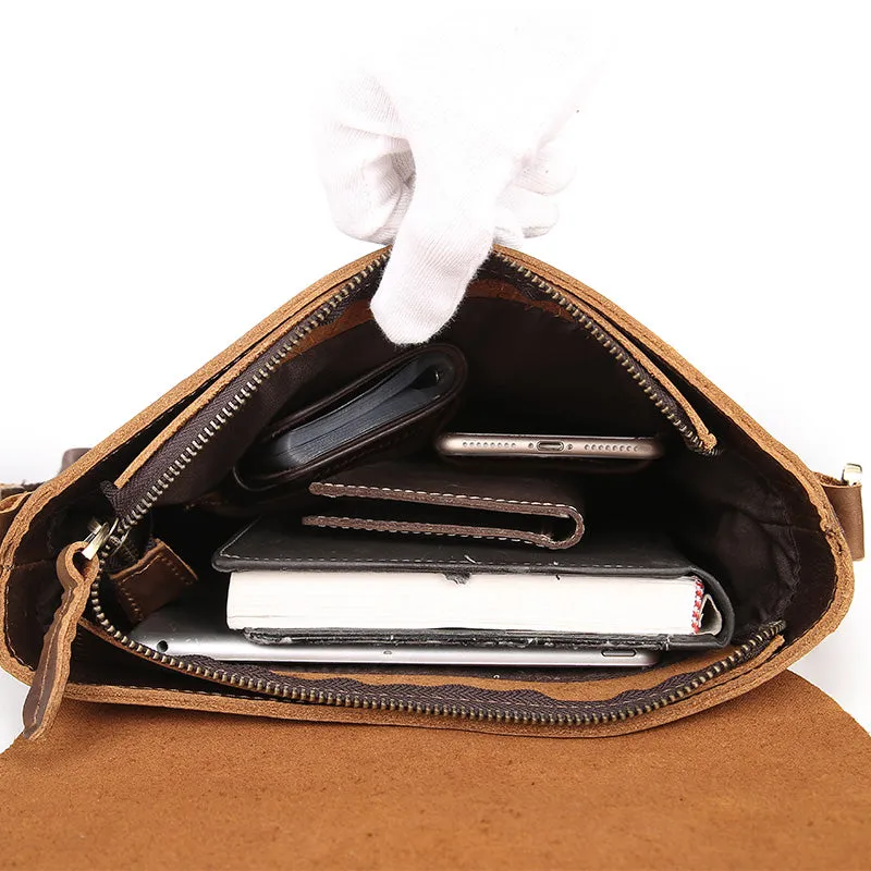 Leather Messenger Bag