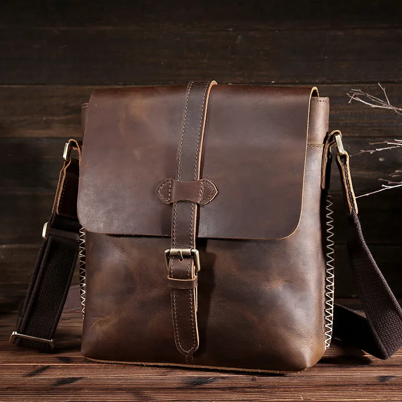 Leather Messenger Bag