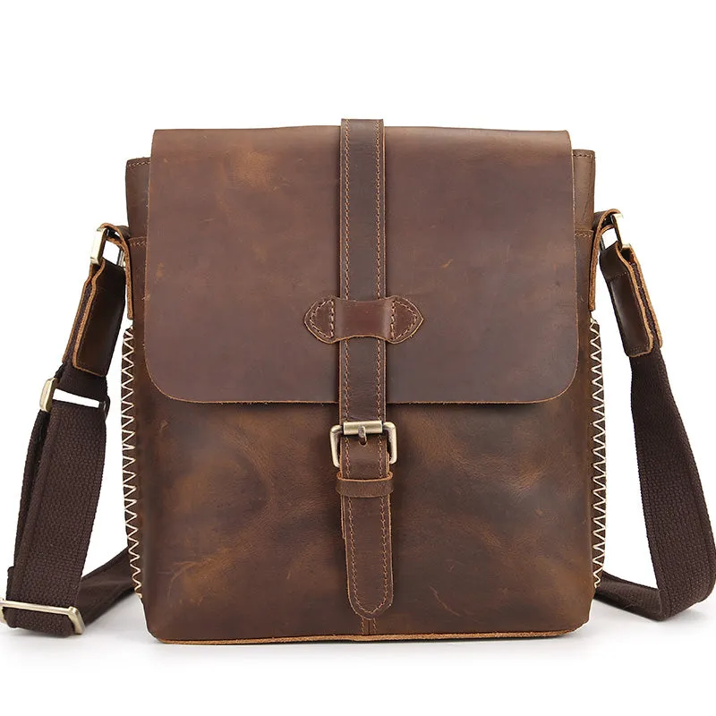 Leather Messenger Bag