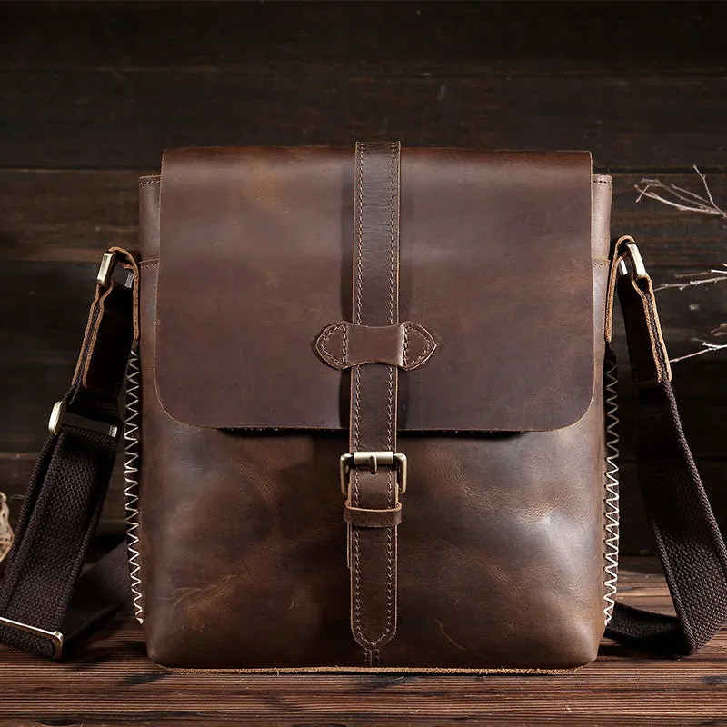 Leather Messenger Bag