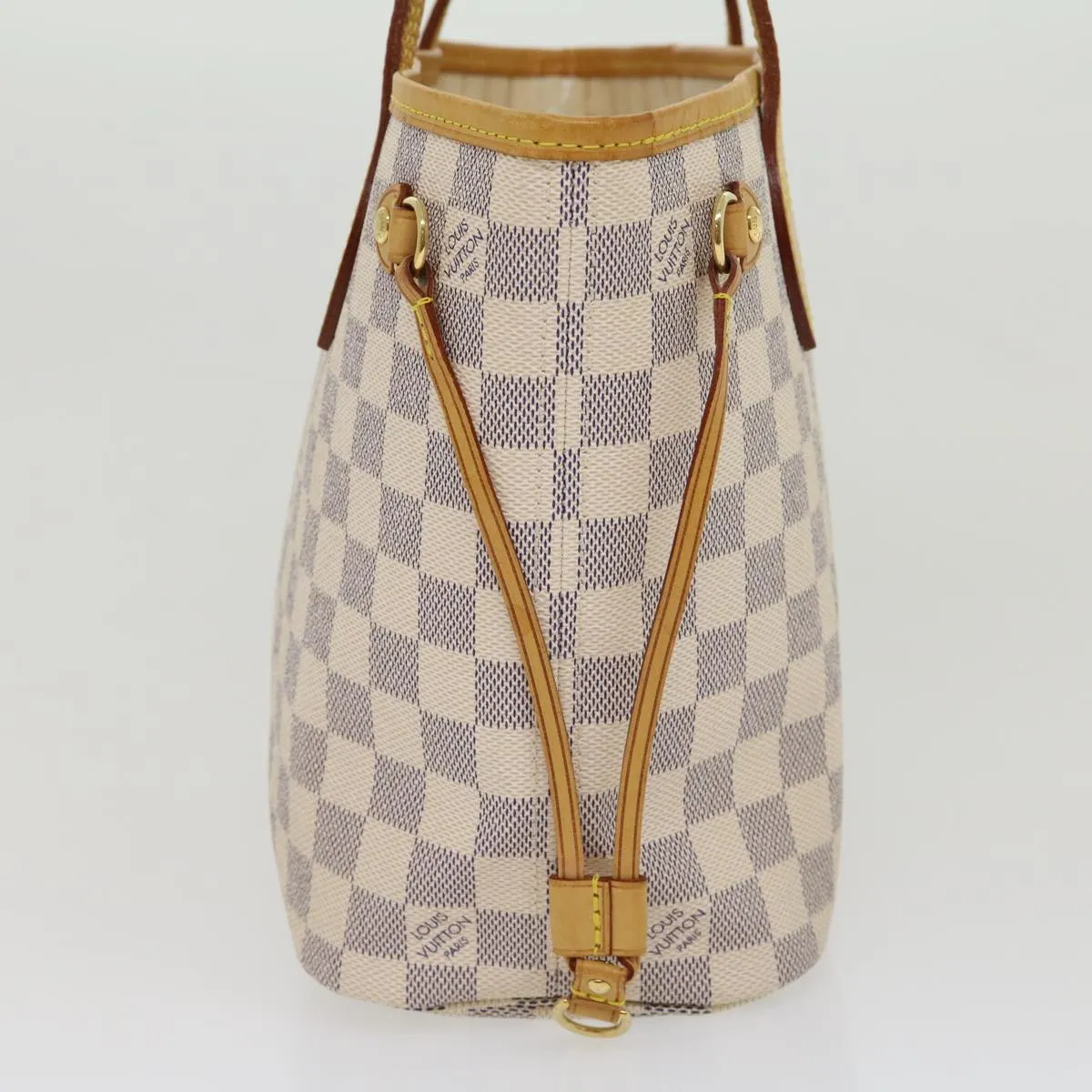 LOUIS VUITTON Damier Azur Neverfull PM Tote Bag N51110  am2792g