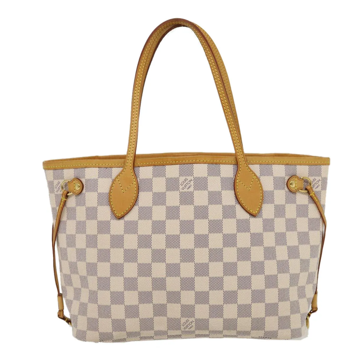 LOUIS VUITTON Damier Azur Neverfull PM Tote Bag N51110  am2792g