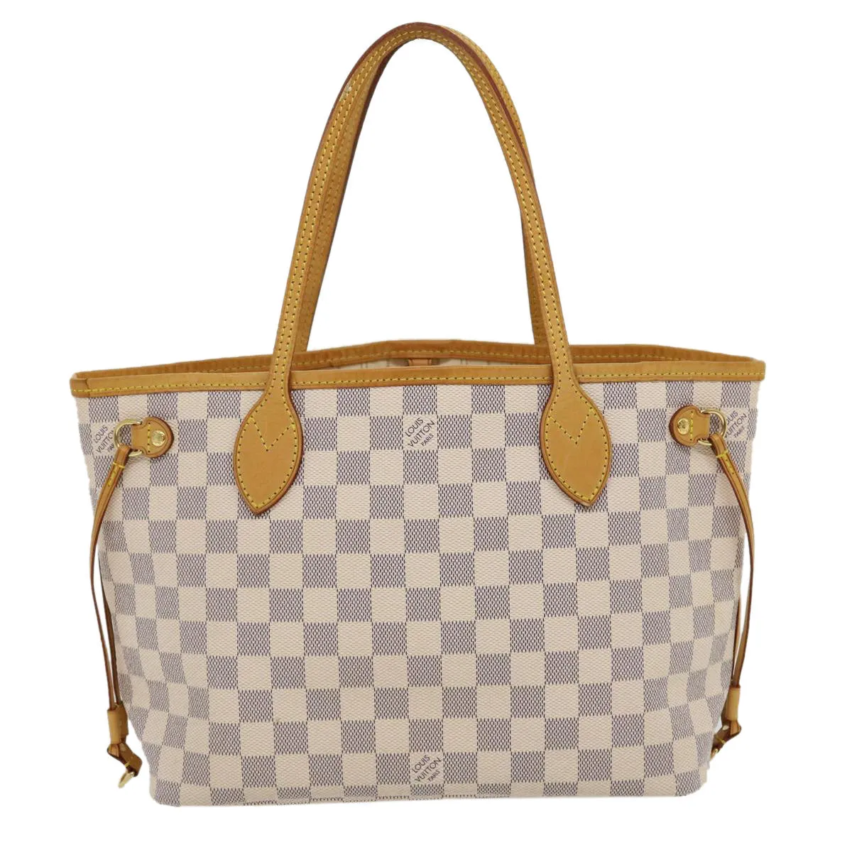 LOUIS VUITTON Damier Azur Neverfull PM Tote Bag N51110  am2792g