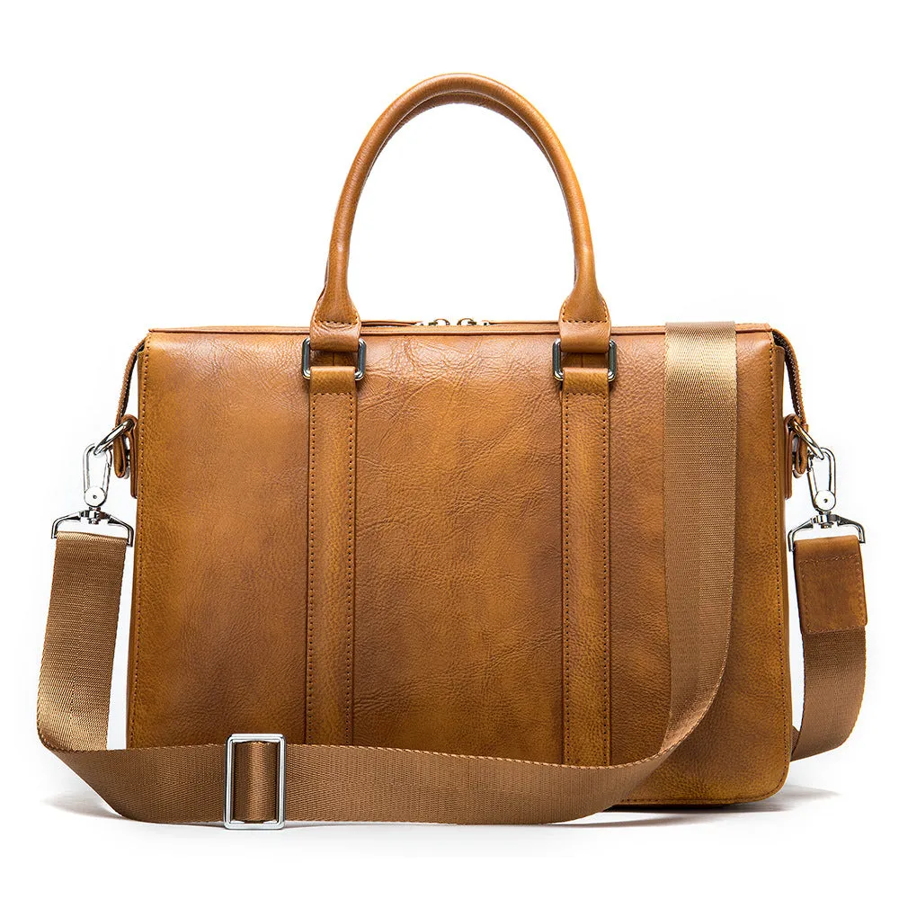 Men's Vintage Leather Briefcase