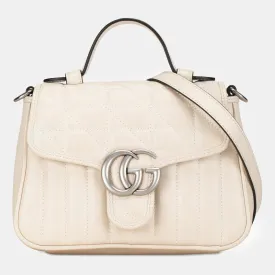 Mini GG Marmont Aria Matelasse Top Handle Bag