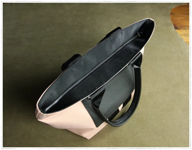 Pink Womens Nylon Shopper Tote Womens Nylon Shoulder Tote Pink Nylon Handbag Purse for Ladies