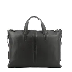 Piquadro - Expandable slim briefcase - CA4021X1 - MARRONE