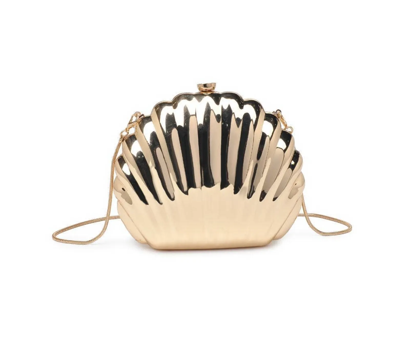 Sandy Seashell Evening Bag