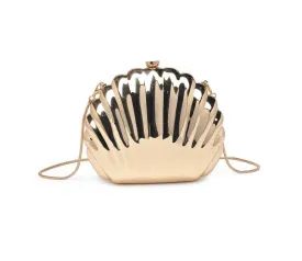 Sandy Seashell Evening Bag