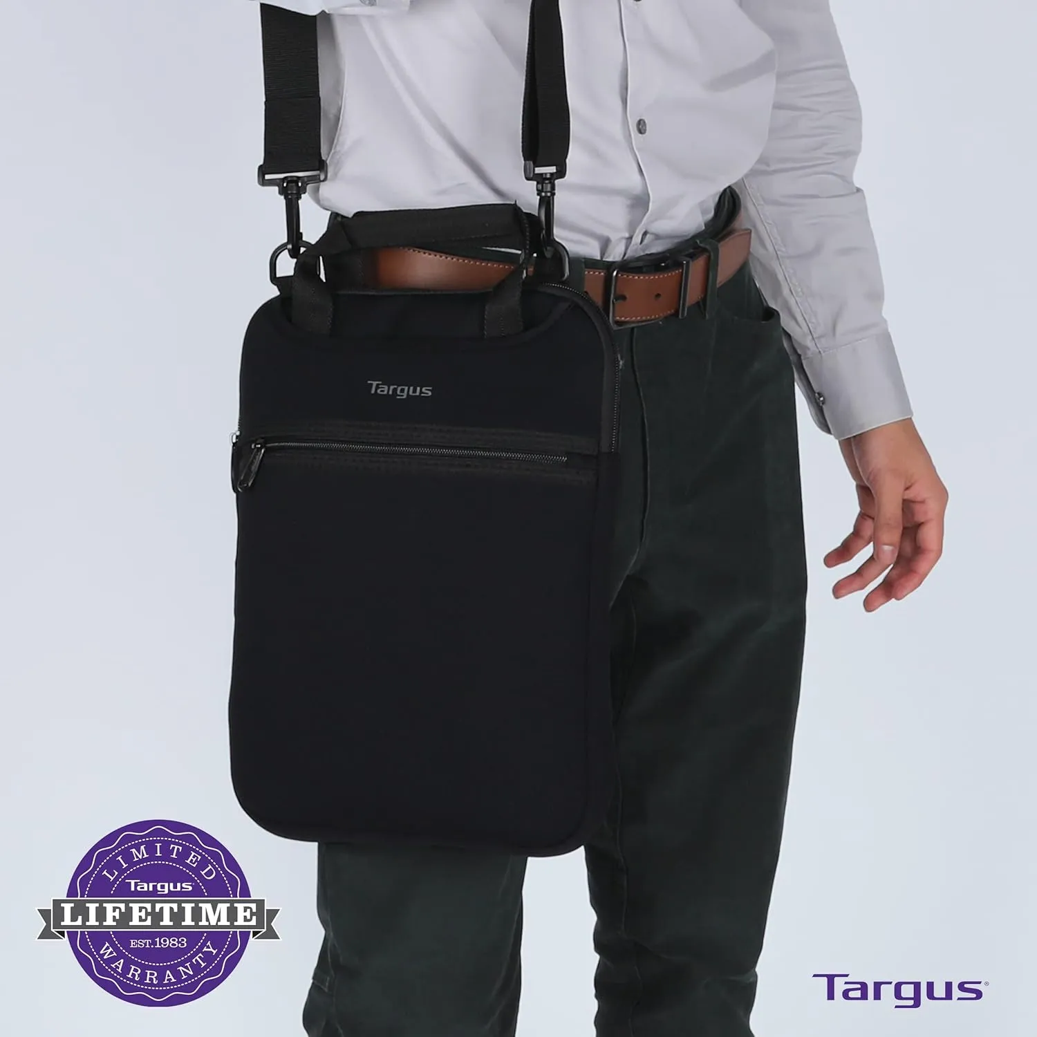 Targus 12 Vertical Slipcase with Hideaway Handles - TSS912