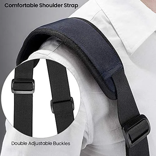 tomtoc 360 Protective Laptop Shoulder Bag for 15 Inch Microsoft Surface Laptop 4/3, 2020 Dell XPS 15, 15-inch MacBook Pro A1990 A1707, Waterproof Case for Acer HP Chromebook 14, ThinkPad X1 Carbon