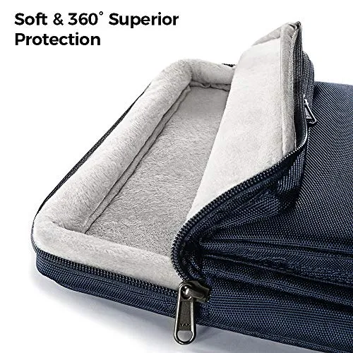 tomtoc 360 Protective Laptop Shoulder Bag for 15 Inch Microsoft Surface Laptop 4/3, 2020 Dell XPS 15, 15-inch MacBook Pro A1990 A1707, Waterproof Case for Acer HP Chromebook 14, ThinkPad X1 Carbon