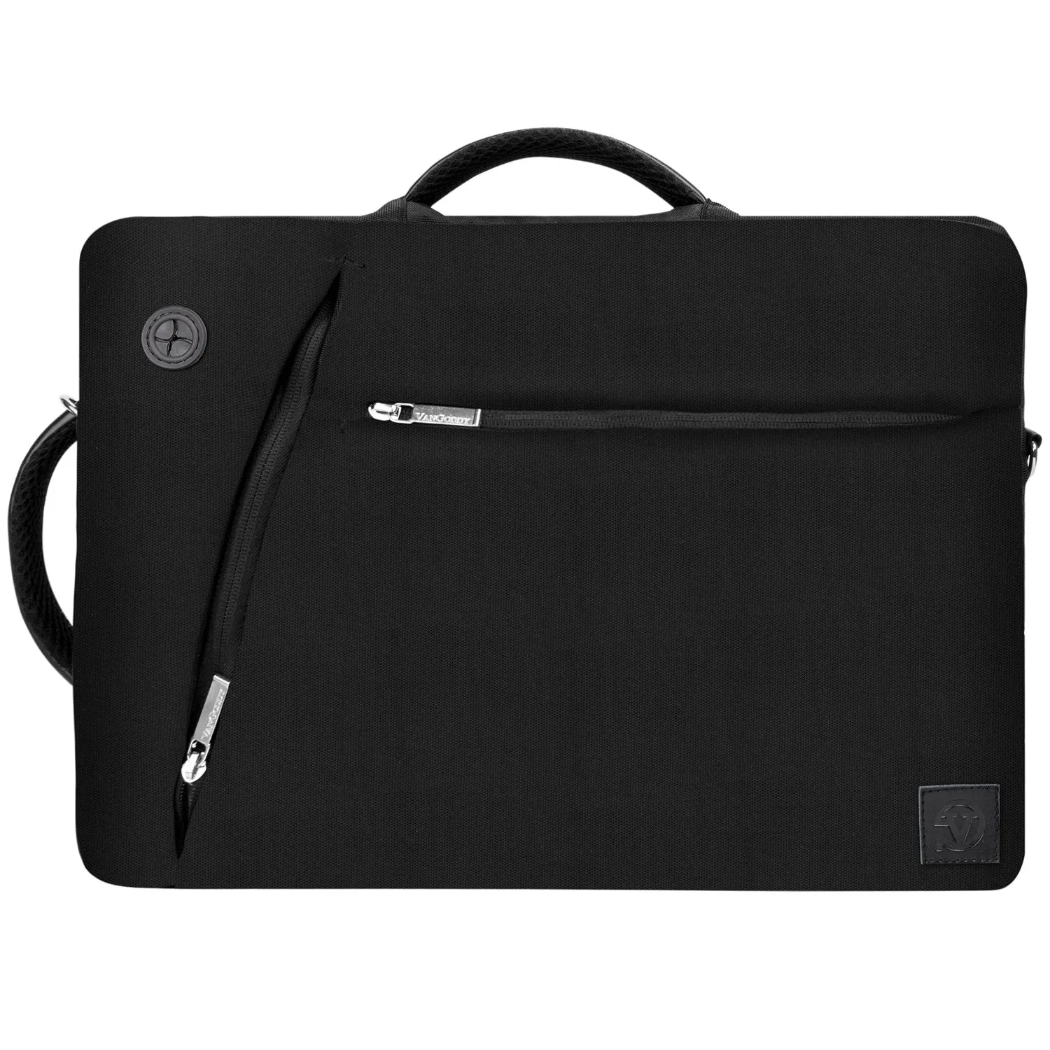 Unisex Black Slate Briefcase for Samsung ATIV, Notebook 9, Book 9 Plus 10 15.6