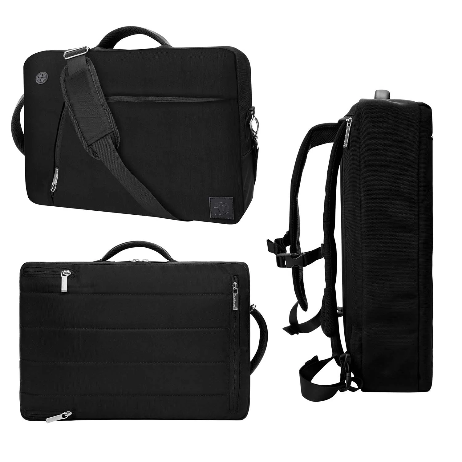 Unisex Black Slate Briefcase for Samsung ATIV, Notebook 9, Book 9 Plus 10 15.6